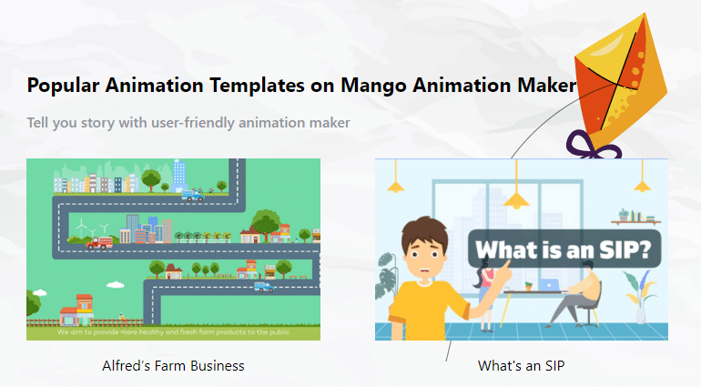 Bästa animerade förklarare Video Maker Mango Animation Maker
