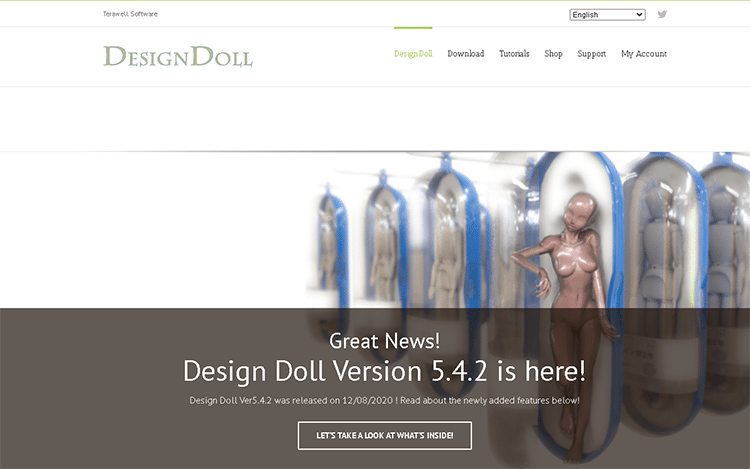 best character animation software-design doll
