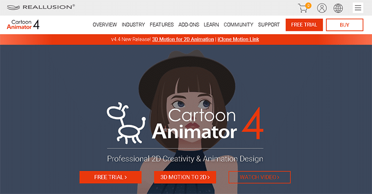 melhor criador de animação de personagens-reallusion cartoon animador 4