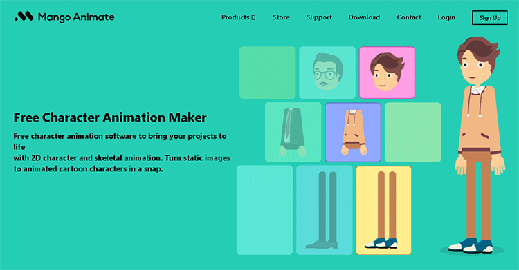 character software-mango animate character animation maker