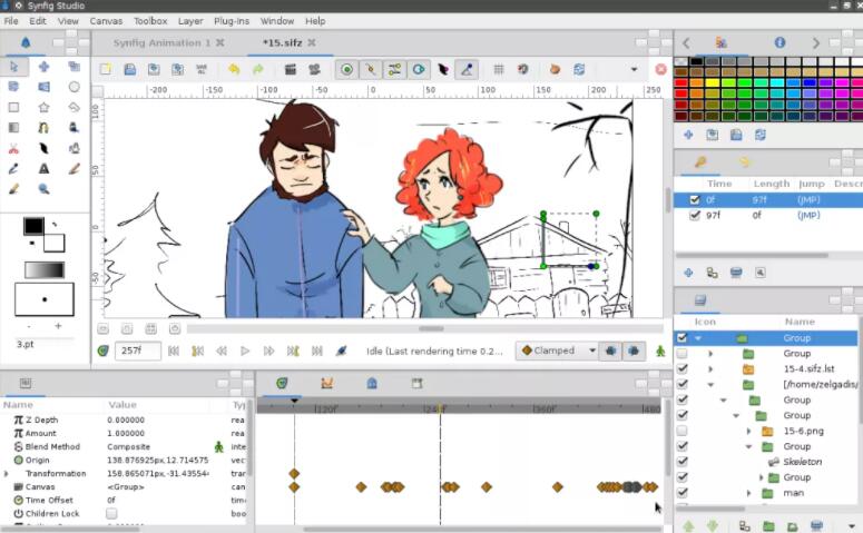 character rigging animation software TOP 9 Synfig Studio
