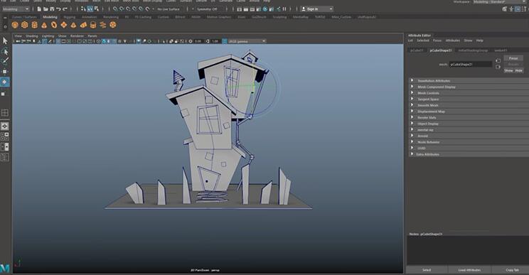 logiciel d'animation de rigging de personnage TOP11 Maya