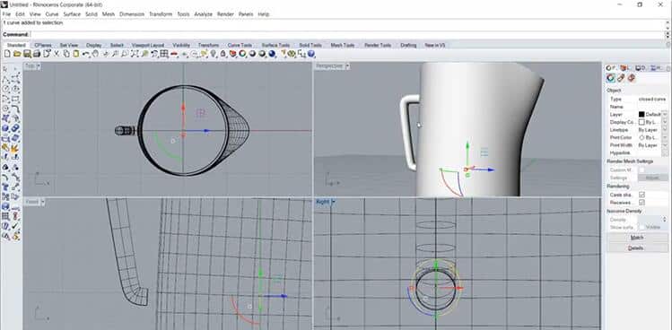 logiciel d'animation de rigging de personnages TOP12 Rhinoceros 3D