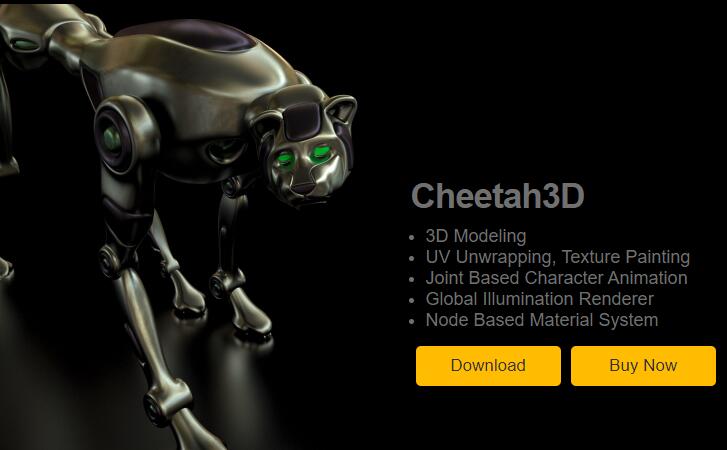 character rigging animation software TOP13 Cheetah3D