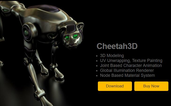 software-ul de animație TOP13 Cheetah3D