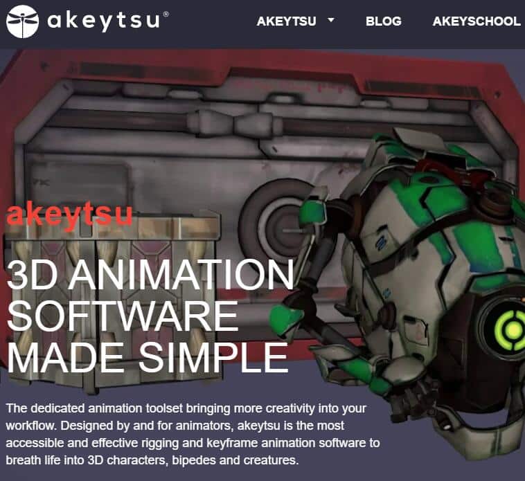 character rigging animation software TOP17 Akeytsu
