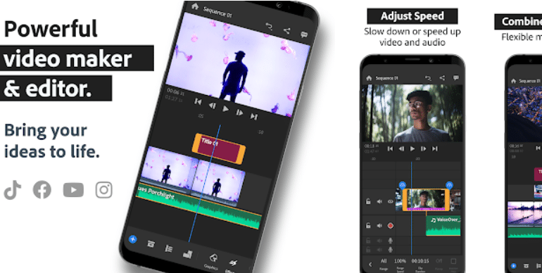Top Text Video Maker App - Adobe Premiere Rush