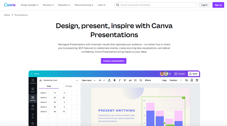 03 Video Presentation Software - Canva