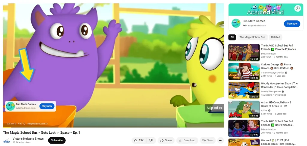 video pendidikan animasi untuk siswa