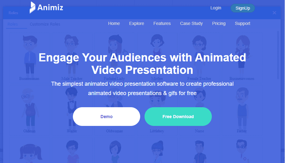 Najbolji besplatni softver za animirane prezentacije Animiz 03