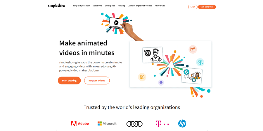 create a whiteboard animation video free