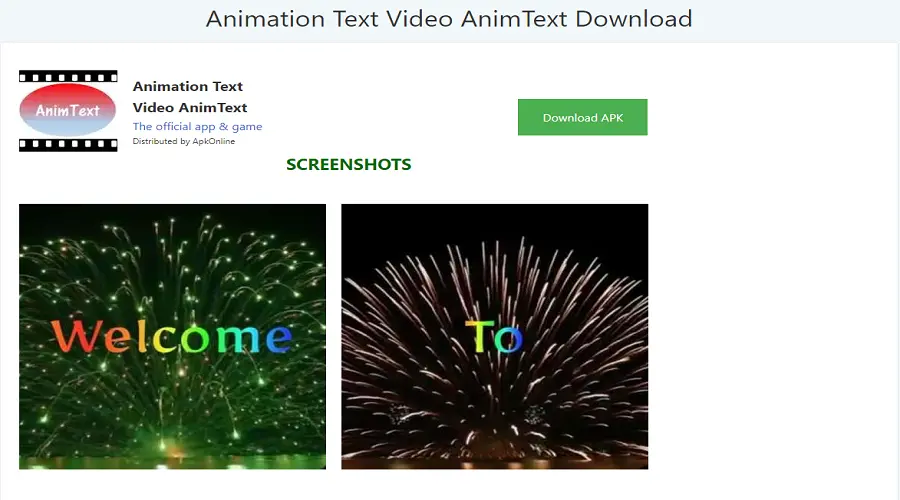 animovaný text gif aplikace, textové animace gif maker