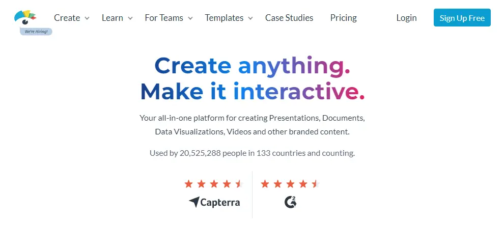Interactive presentation platform