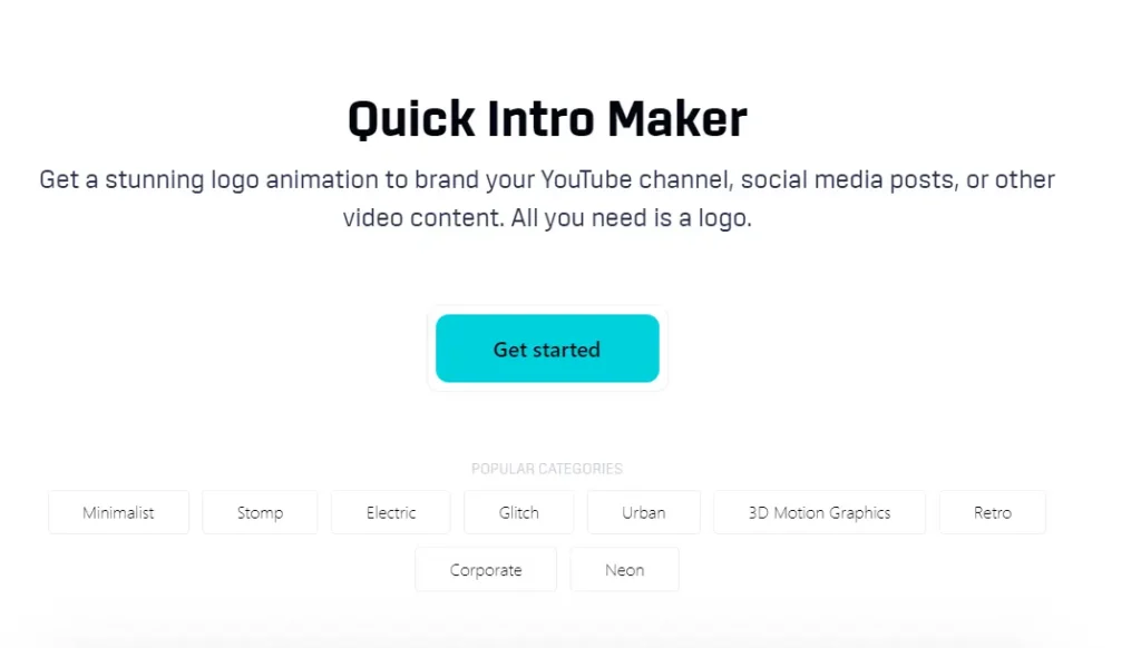 intro video maker, video intro maker