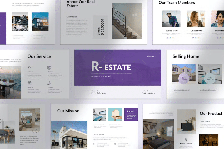 An Interactive Presentation Template Real Estate Template