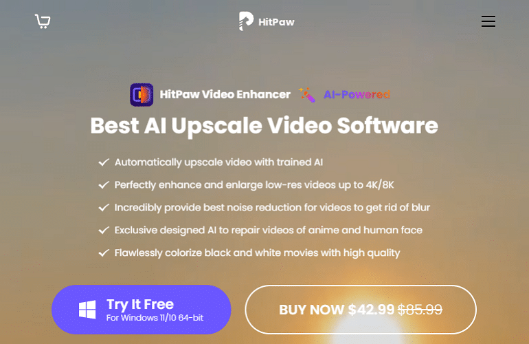 ai video enhancer HitPaw