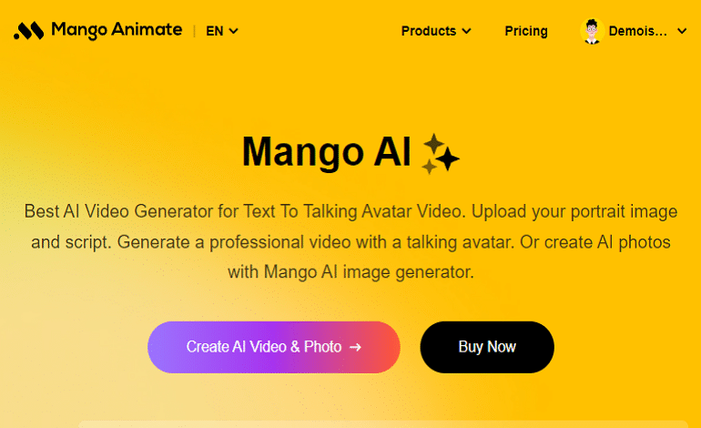 ai cải tiến video Mango AI