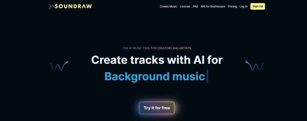 Создание ИИ Soundraw