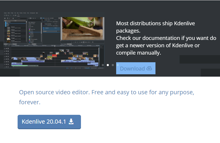 Bedste gratis videoredigeringssoftware Kdenlive Katyn