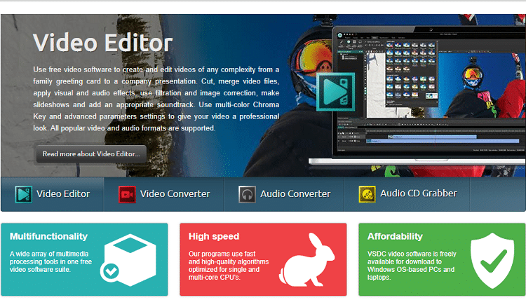 最高の無料動画編集ソフトウェア VSDC Free Video Editor