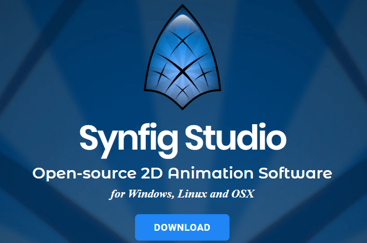 avoimen lähdekoodin ja ilmainen 2D-animaatioohjelmisto: Synfig Studio 