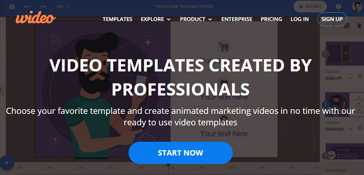 Template Video Penjelasan Animasi Situs Web Wideo