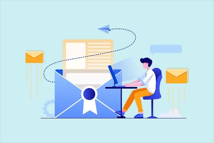 Ý tưởng video giải thích sản phẩm hoạt hình hàng đầu - Email