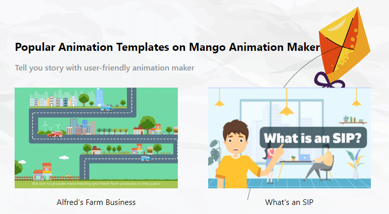 أفضل صانع فيديو توضيحي متحرك Mango Animation Maker