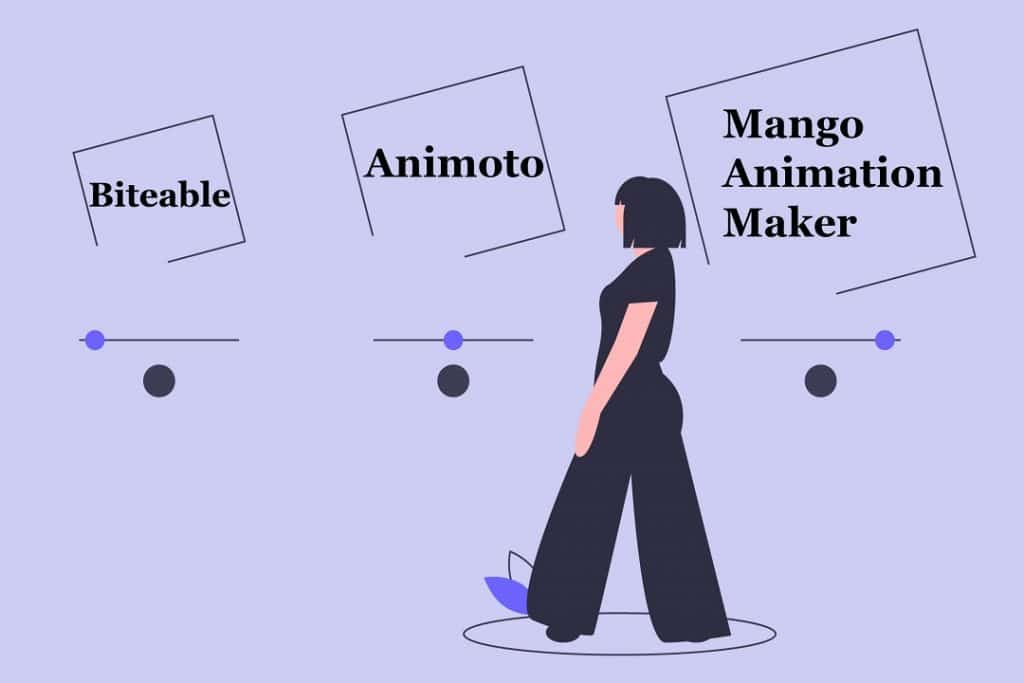Biteable Alternative Insider Reviews Biteable vs Animoto vs Mango Animation Maker