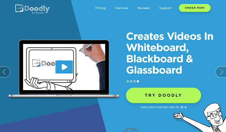 Le meilleur créateur de vidéos explicatives animées Doodly