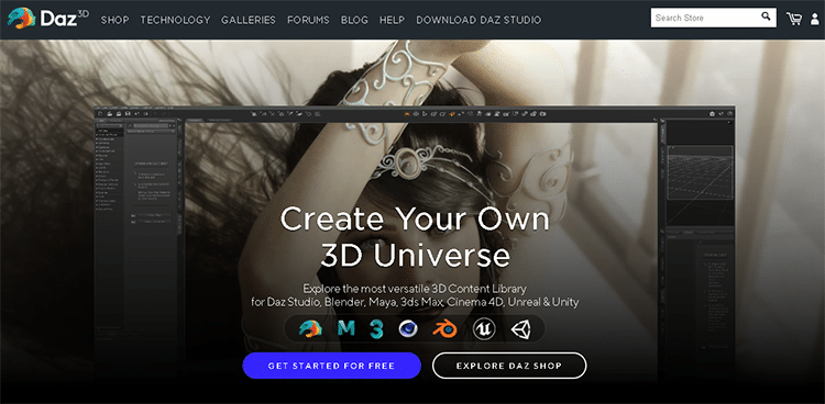 أفضل برنامج رسوم متحركة للشخصية- daz studio