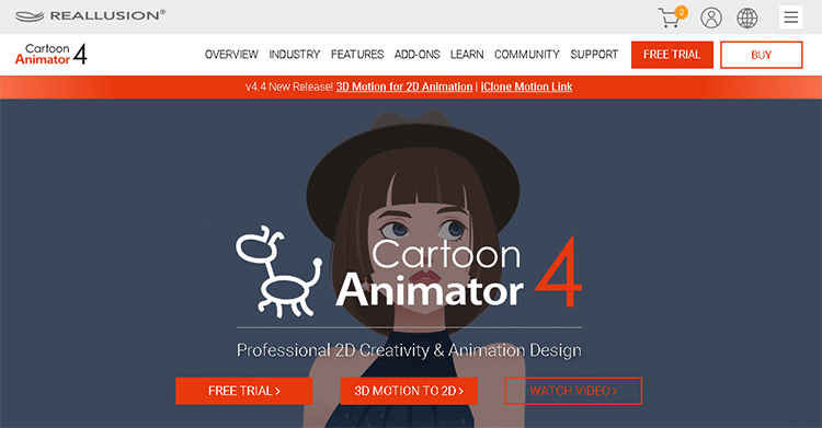 pembuat animasi karakter terbaik-reallusion kartun animator 4