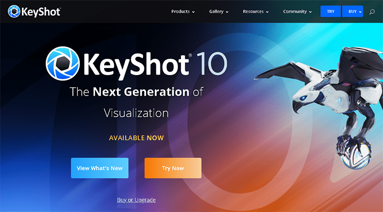 תוכנת אנימציה עבור PC-keyshot