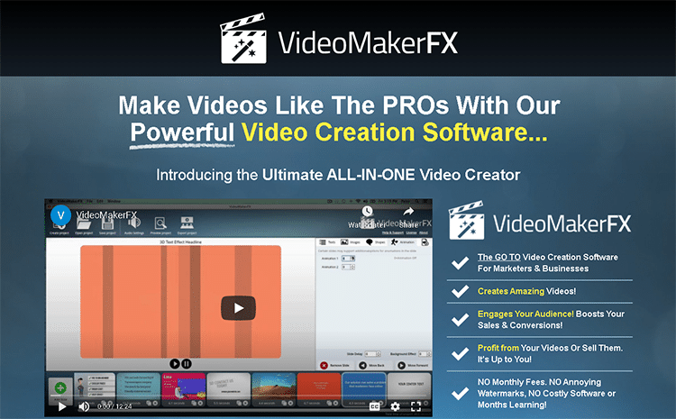 software pembuat kartun-videomakerfx