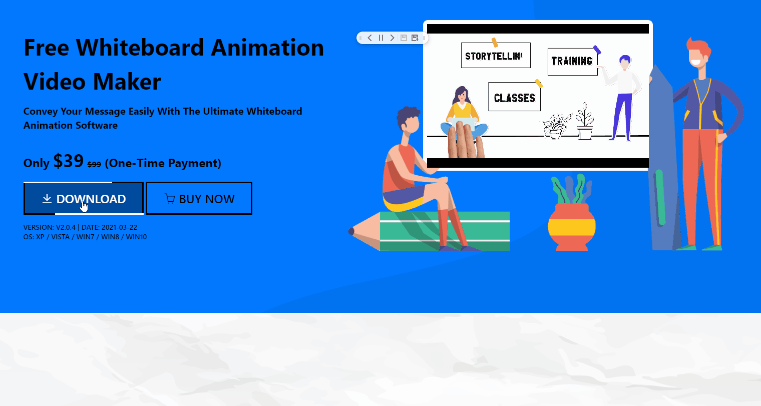 قم بتنزيل Mango Animate WM وقم بالتسجيل للحصول على حساب