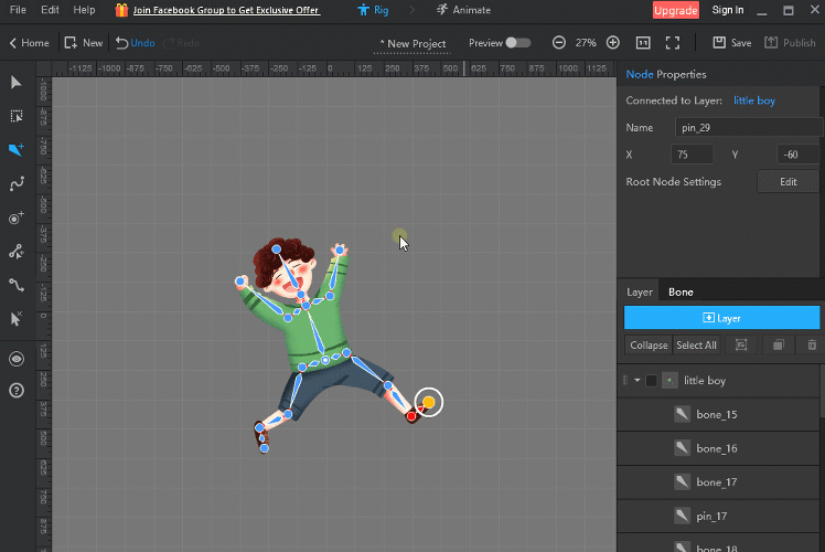 2D Character Rigging and Animation: Make 2D Rigging in 5 Minutes - Mango  Animation University