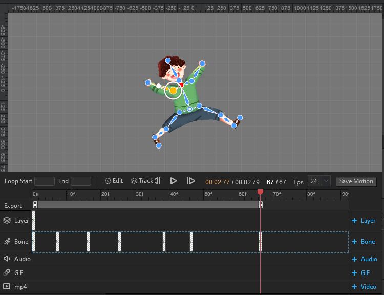 mango animate make 2D rigging in 5 minutes step4