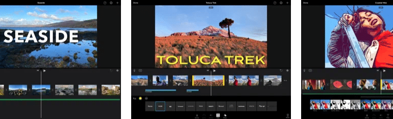 Лучшее приложение для преобразования текста в видео — iMovie