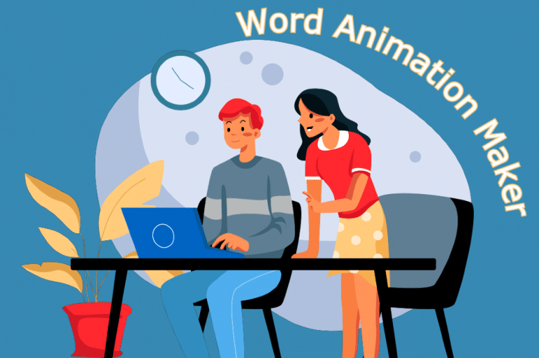 Anında Metin Animasyonu Oluşturmak için Kelime Animasyonu Oluşturucu