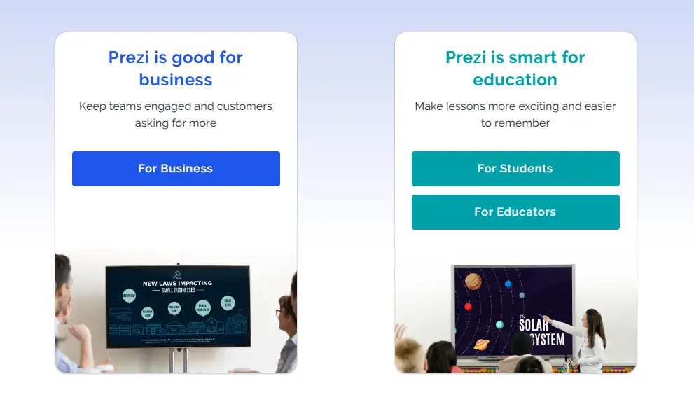 presentation platforms for students