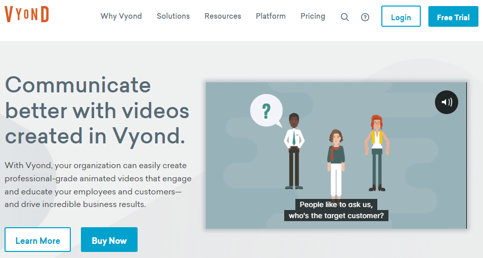 perangkat lunak presentasi animasi Vyond