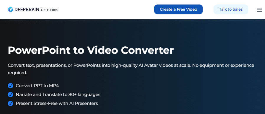Create videos from PowerPoint
