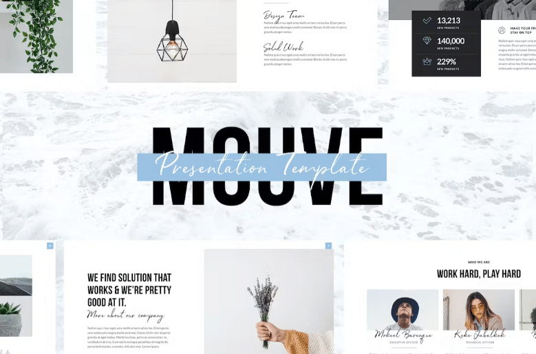 MOUVE Elegant Interactive PowerPoint Template For Keynote
