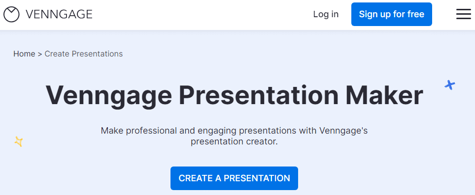 Maak een interactieve PowerPoint-presentatie met Venngage