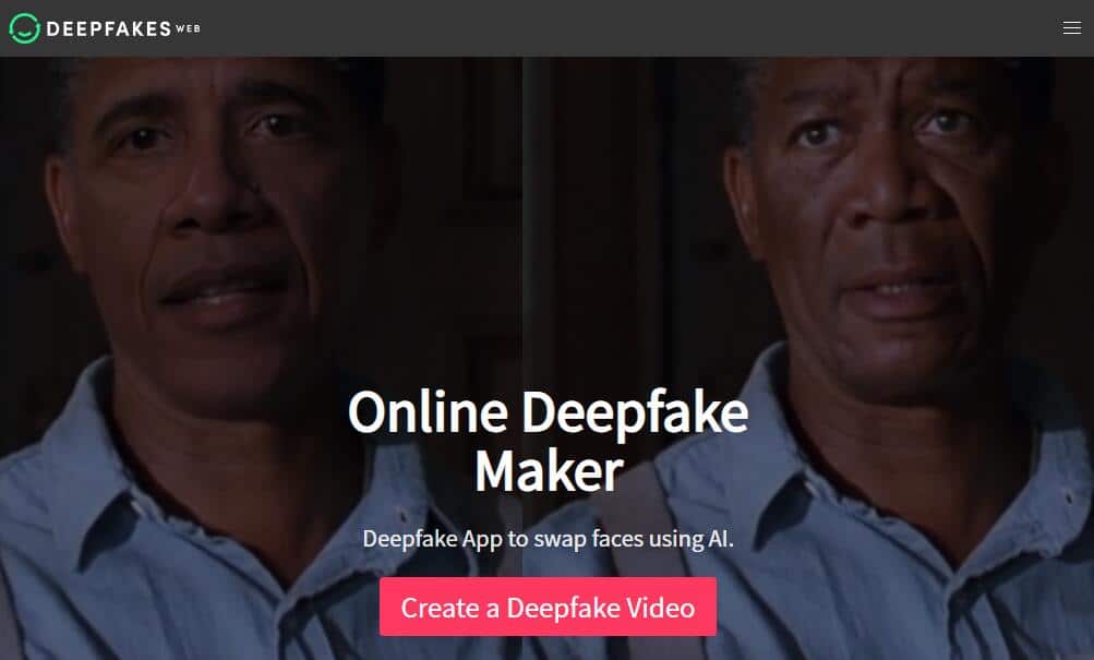 Faceswap Video Maker DeepFakesWeb