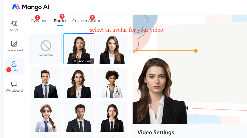 how to create a avatar video