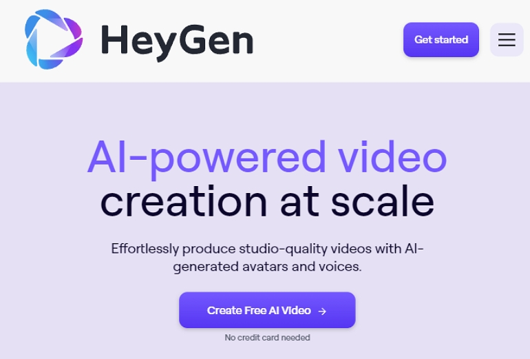 เครื่องกำเนิดวิดีโอ ai HeyGen