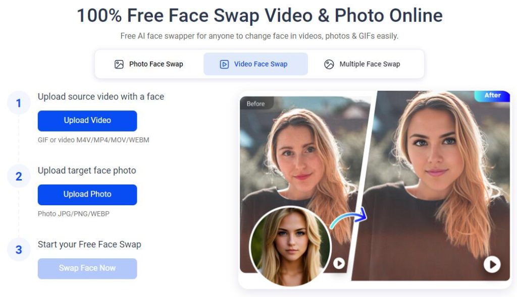 AI video faceswap