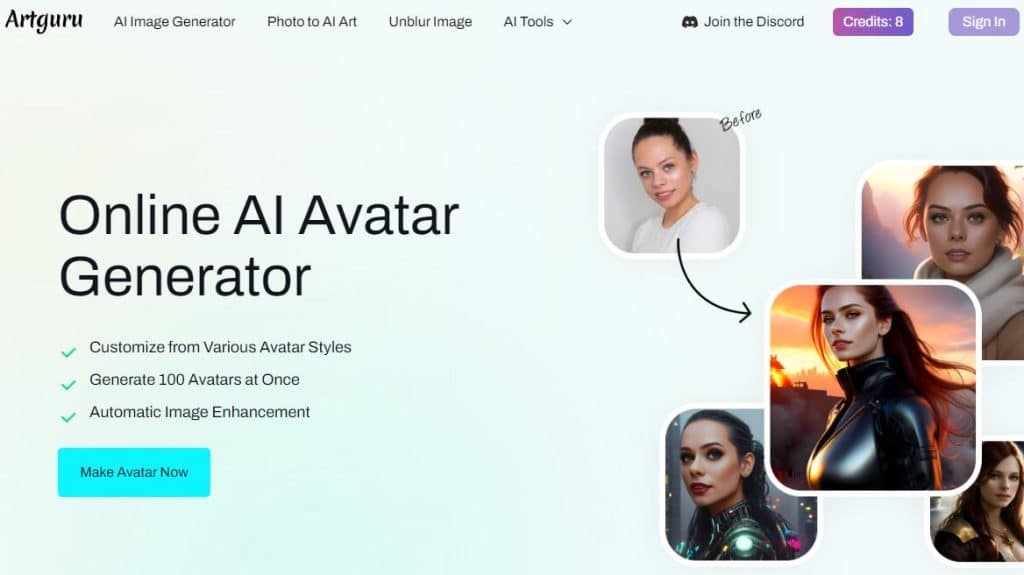 ai avatar generator fra foto