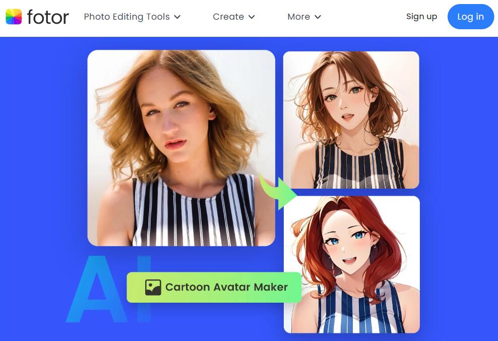 ai cartoon avatar maker from photo